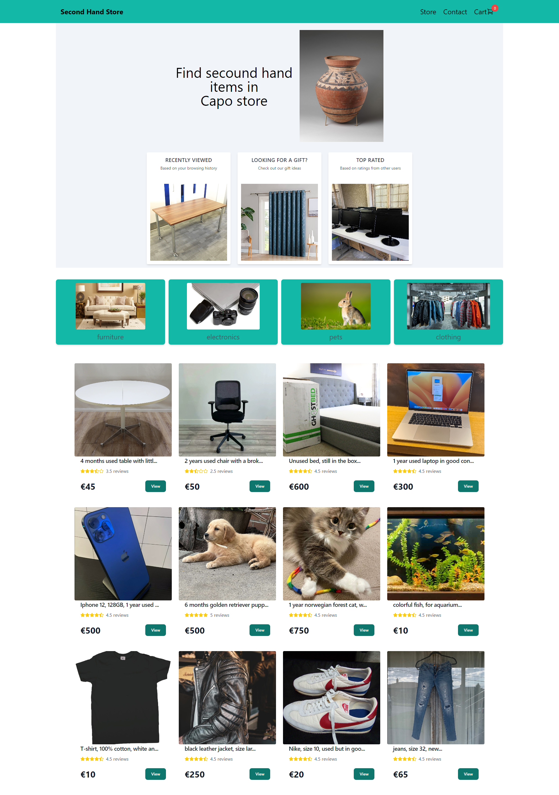 Second Hand Store